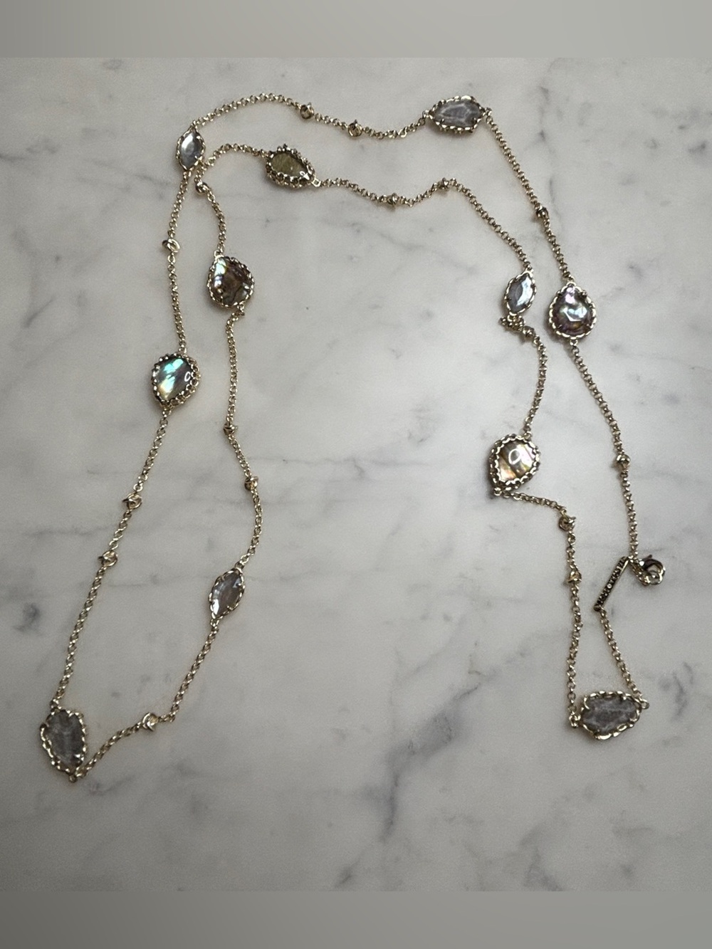 Kendra Scott Gwyneth Gold Station Long Necklace